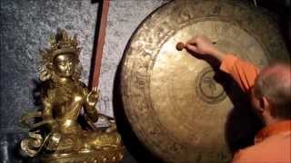 Gong bath for yoga meditation  gong names Chinuri [upl. by Annoet757]