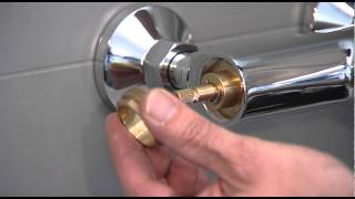 Exposed bath shower mixer  Flow diverter valve maintenance and replacement [upl. by Alled]