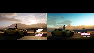 Forza Horizon 5 Anniversary Update Start Screens  Comparison [upl. by Minoru]