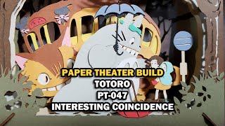 Building Enskys Paper Theater  Totoro PT047 quotInteresting Coincidencequot ペーパーシアター  となりのトトロ PT047 [upl. by Anaehr]