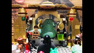 Lego Stop Motion  Jabbas Trap Part 1 [upl. by Haidadej]