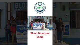 SSIT HEALTH CARE DIAGNOSTIC amp POLYCLINIC  Blood Donation CAMP lab factory [upl. by Ardnahs658]