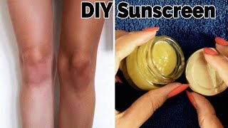 For tanning and sunburn  DIY Natural Sunscreen with SPF 40 without zinc oxide  Rabia Skincare [upl. by Ocisnarf694]