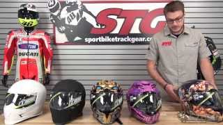 Icon Airframe Pro Helmet Graphics Review from Sportbiketrackgearcom [upl. by Kentiggerma72]