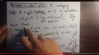 SitesCoverings part 2 Grothendieck Topologies [upl. by Blunk]