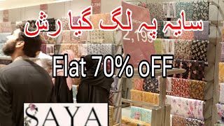 Saya Biggest sale Flat 70 oFF today  Saya sale 2024  winter and summer collection [upl. by Aeneus628]