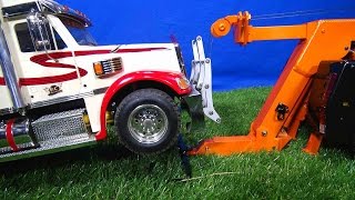 RC ADVENTURES  Behind the Scenes PreRun for quotSCANiA R560 Wrecker Tow Truck Towing Practicequot Film [upl. by Nymsaj903]