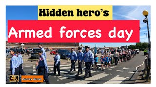 Canvey island essex 🏰 armed forces day 🏖️canvey town centre [upl. by Geiss]