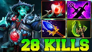 28 Kills Storm Spirit Dota 2 Pro Gameplay Guide Item Build Highlights Skills Mid Patch  735 [upl. by Anneyehc]