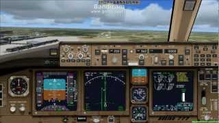 【HD 1080p】 FSX B777300ER Narita Airport RJAA Landing [upl. by Cornela]