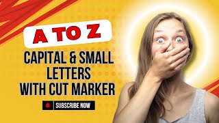 how to use cut marker very easy trake All capital later step by step [upl. by Moor559]