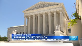 Supreme Court upholds Federal Gun Ban for domestic violence offenders [upl. by Shirleen641]