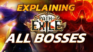 EVERY Main Boss in PoE Explained in under 2 minutes [upl. by Tesil]