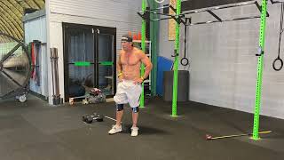 Crossfit Masters Collective 5559 Build it up break it down  DB SnatchTTBThrusters Jody Hendrix [upl. by Cherlyn]