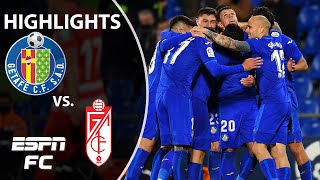 Getafe outpaces Granada in highscoring affair  LaLiga Highlights  ESPN FC [upl. by Ivets778]