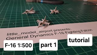 F16 1500 littlemodelairport crafting part1 [upl. by Siroved679]