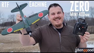 Eachine  A6M Zero  400mm RTF  Unbox amp Maiden Flights [upl. by Holton497]