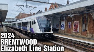 BRENTWOOD Elizabeth Line Station 2024 [upl. by Nostets]