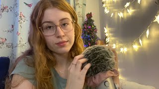 ASMR  Christmas Anxiety Relief Fluffy Head Massage  Whispered [upl. by Aillemac]