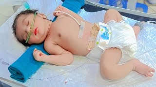 Today NB baby birth RDS care amp treatment in Nicu 🚼💉👨‍⚕️🏥 [upl. by Edna]