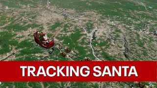 Tracking Santa around the world [upl. by Merilee]