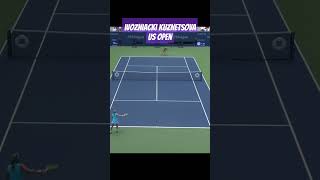 Wozniacki Kuznetsova Super Point Us Open [upl. by Ayotan73]