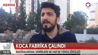 Hırsızlar Koca Fabrikayı Çaldılar  Röportaj Adam [upl. by Normy]