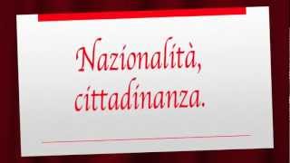 Corso di polaccoquotNazionalitàcittadinanzaquot [upl. by Ecinert]