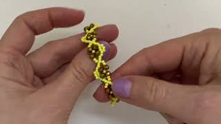 easy bracelets for beginners bracelet making tutorial DIY bead bracelet [upl. by Naryt]