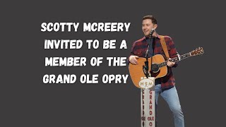 Scotty McCreery Invited to be a Member of the Grand Ole Opry [upl. by Rhetta]