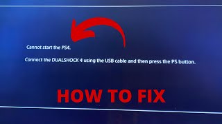 Cannot Start the PS4  Safe Mode Loop  How to Fix [upl. by Gerard]