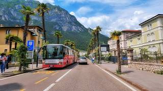 LAGO DI GARDA scenic drive 🇮🇹 Riva del Garda to Limone sul Garda  Stunning Lake Garda Views [upl. by Wandy537]