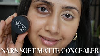 NARS Soft Matte Complete Concealer NC40 Brown skin  Review  Sucre Dorge Medium Medium deep skin [upl. by Adirahs497]