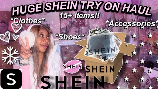 HUGE SHEIN TRYON HAUL 2024 Clothes Accessories Shoes More❄️ [upl. by Ansilme]