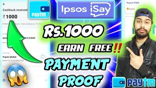 Ipsos iSay Payment Proof amp Survey REVIEW amp Survey Qualify Tricks  SURVEY Apps To Make Money Online [upl. by Ynitsed]