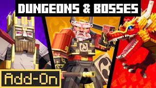 Dungeon and Bosses Addon  Minecraft Marketplace [upl. by Reneta]