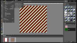 How to make a digital scrapbooking striped background in photoshop elements [upl. by Kirad]