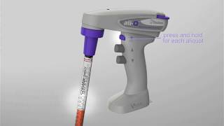 ali Q by VistaLab  worlds first aliquoting pipet controller [upl. by Nobell122]