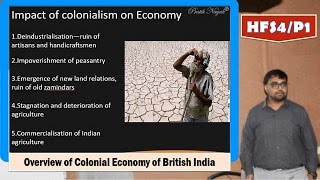 HFS4P1 Impact of British Rule on Colonial Indian economy [upl. by Brodeur]