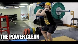 HOW TO POWER CLEAN For Strength  Size  Athleticism [upl. by Asin356]