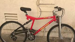 1997 ProFlex 857 mountain bike retro full suspension bike Xe đạp cổ [upl. by Eaton]