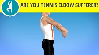 Stretching Exercise for Tennis Elbow and Extensor Muscles in the Forearm [upl. by Nollaf]