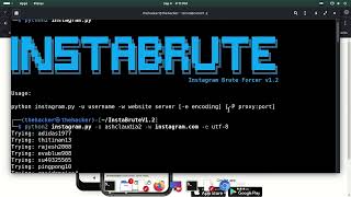 Insta Brute v12 Tool 2024 [upl. by Oinesra]