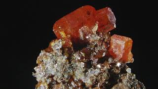 Wulfenite Red Cloud Mine La Paz County Arizona USA  Macro Mineral Exploration [upl. by Ely]