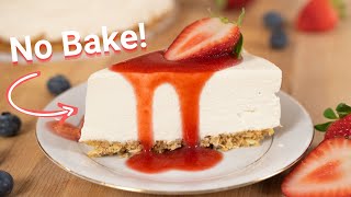 Mascarpone Cheesecake  EASY Recipe [upl. by Annal927]