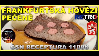 Frankfurtská hovězí pečeně RETRO ČSN 11006 [upl. by Yatnoed]