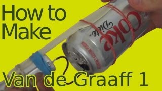 How to MakeBuild a Van de Graaff Generator Part 1 HomemadeDIY [upl. by Aldridge775]