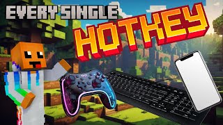 Every single HOTKEY in Minecraft [upl. by Jarrell677]