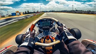 Rotax Senior Max Helmet Cam Meco Kartopia [upl. by Gherardo]