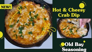 Insanely Delicious Cheesy CRAB DIP [upl. by Brenan825]